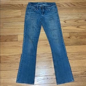 American Eagle Cotton Flare Blue Jeans Size 0